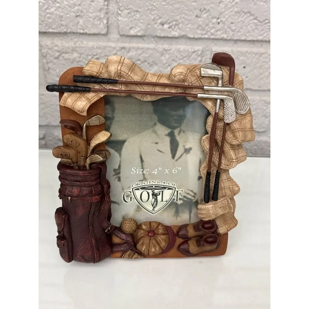 Origins Of Golf Resin Picture Frame 4”x 6”